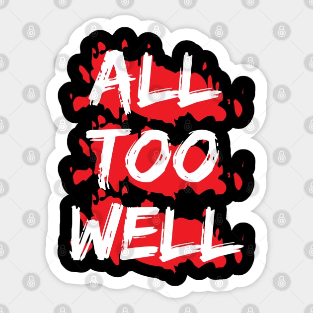 All Too Well Sticker by Emma